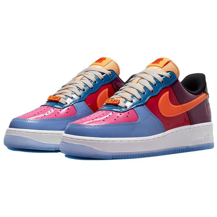 New Nike Air Force 1 Low Sp Undefeated Multi Patent Total Orange DV5255-400