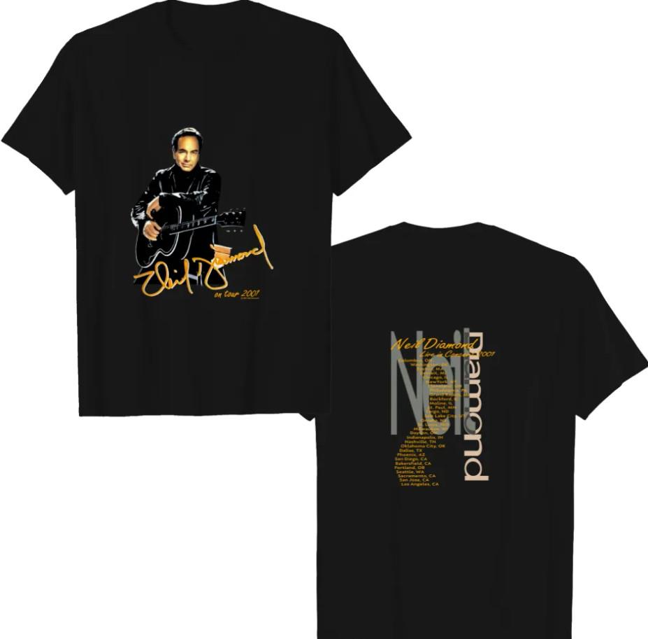 2001 Neil Diamond Concert ShirtT-Shirt shirt S