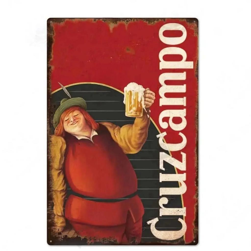 Wall Plaque Decor Bar Beer Wine Metal Poster Plate Vintage Tin Sign Decoration Man Cave Garage Iron Plate Painting Shabby Signs