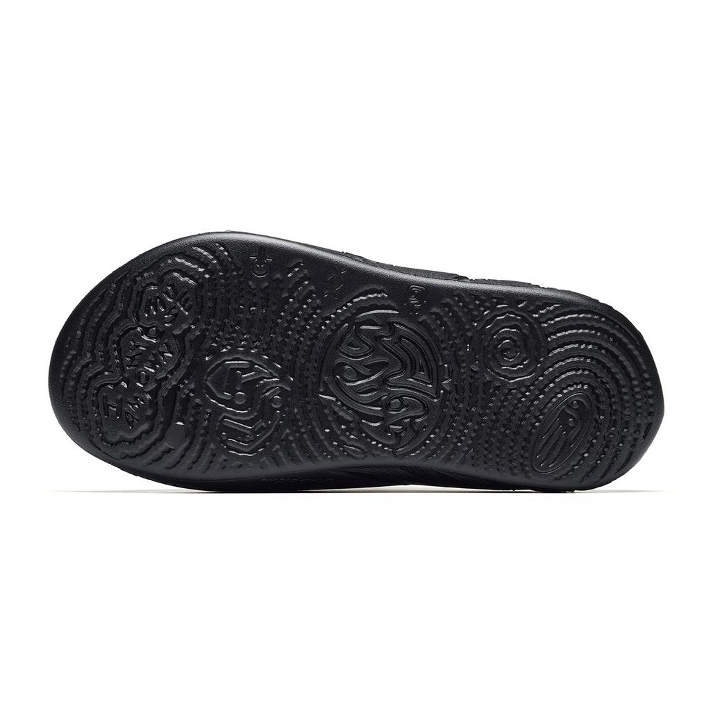 Anta Hela Sandali a Infradito 2 Basket Tendenza Cultura Sportiva Casual Ammortizzazione Resistenti all'Usura Sandali a Infradito Calzature da Uomo Nero Bianco 912631822S-2