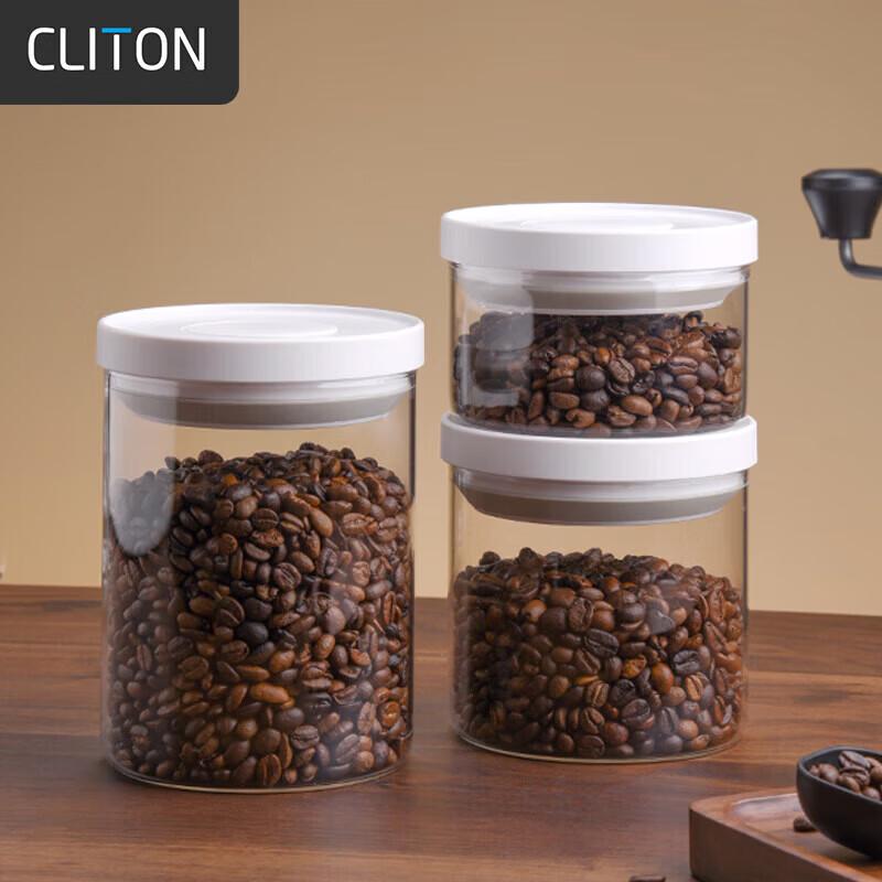 

CLITON 1000ml Press-Seal Glass Storage Jar