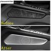 Central Control Gearbox Gear Shift Speaker Sound Panel Sequin Cover Trim For Porsche Macan 2014- Stainless Steel Accessories
