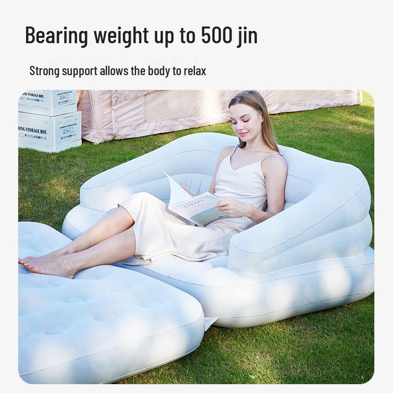 Canapé-lit Gonflable Portable d'Extérieur et Coussin d'Air de Camping