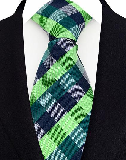8 cm Tie Men Gravatas Plaid Checks Neckties Stripes Novelty Design Wedding Party Neck Ties Mens Shirt Accessories Gravatas