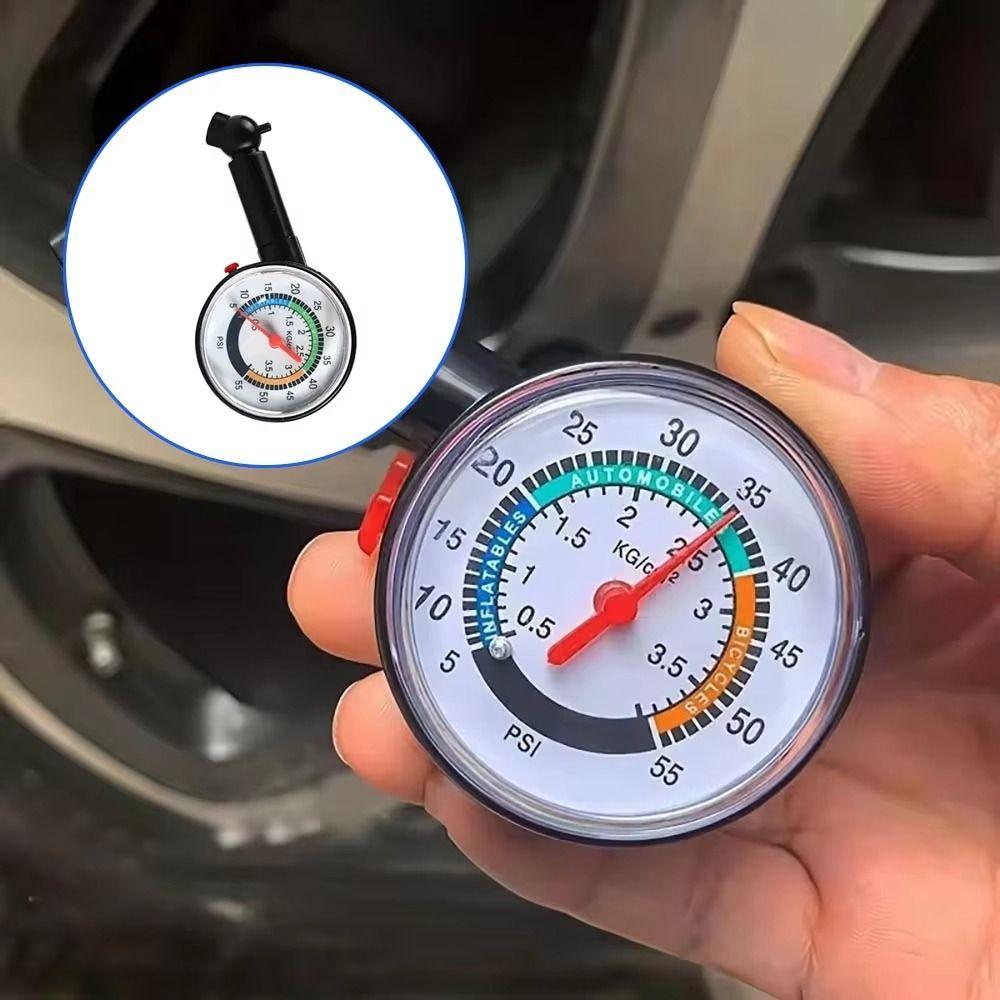 Analog Gauge Tyre Deflation Pointer Pointer Design Pressure Gauge Measurement  Car Tire Pressure