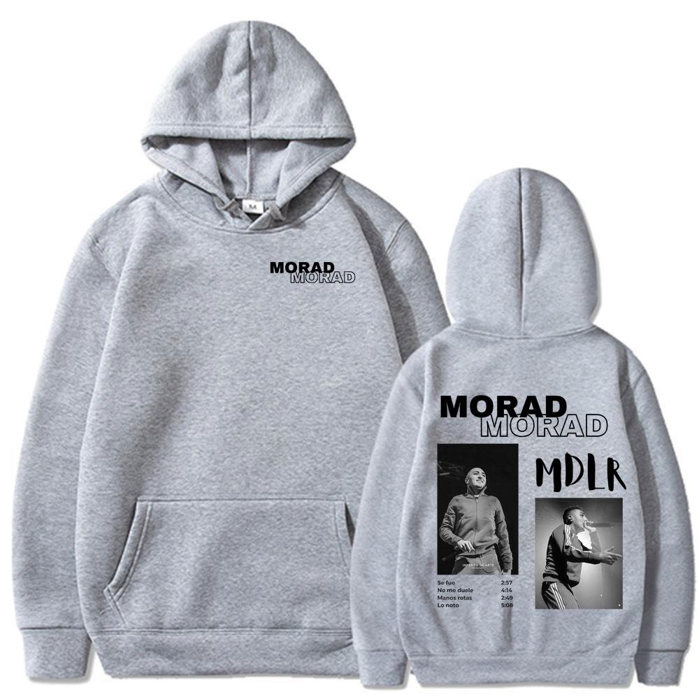 Rapper Morad MDLR Tour Album 2025 Hoodies Men Women Clothing Hip Hop Fashion Hooded Sweatshirts Long Sleeve Pullovers Streetwear