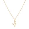 Elegant 26-Letter Uppercase Pendant Necklace: Simple and Fashionable European-American Clavicle Chain with Niche Design