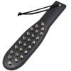 Reținere din piele groasă pe două fețe Spank Bondage Roleplay Flogger Whip Paddle Whip Cu vârfuri Slap Butt Jucărie sexuală BDSM pentru cuplu