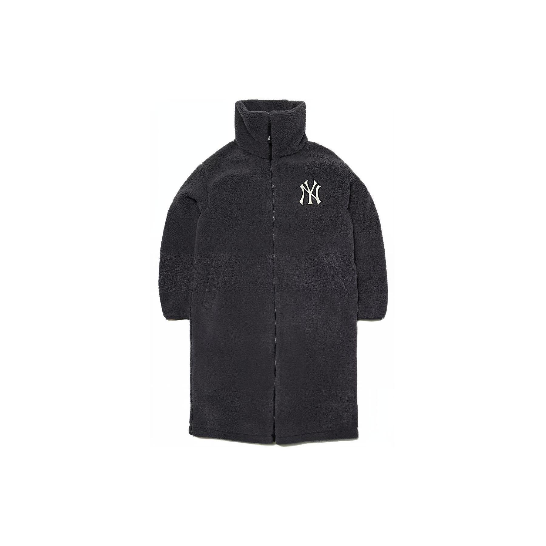 MLB Velvet feel Coat Unisex Black 3AJPF3416-50CGS XXL