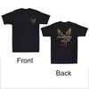 Schließe keinen Frieden mit dem Bösen Erzengel Michael (Vorderseite&Rückseite) Design Herren T-Shirt Tee