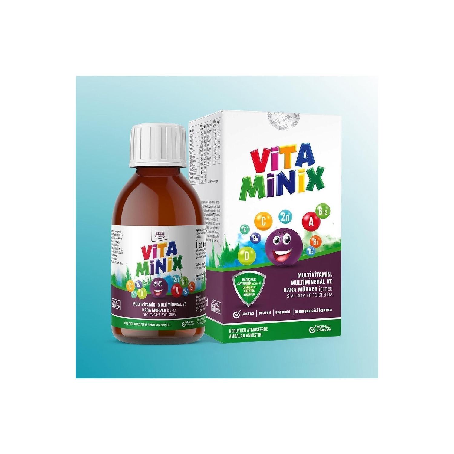 

Vitaminix Black Elderberry Syrup 150 Ml