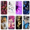For Xiaomi 11T Case Mi11T Pro Soft Silicone Stylish Flower Butterfly Phone Cases For Xiaomi 11 T Pro Mi11T Back Cover Funda Capa