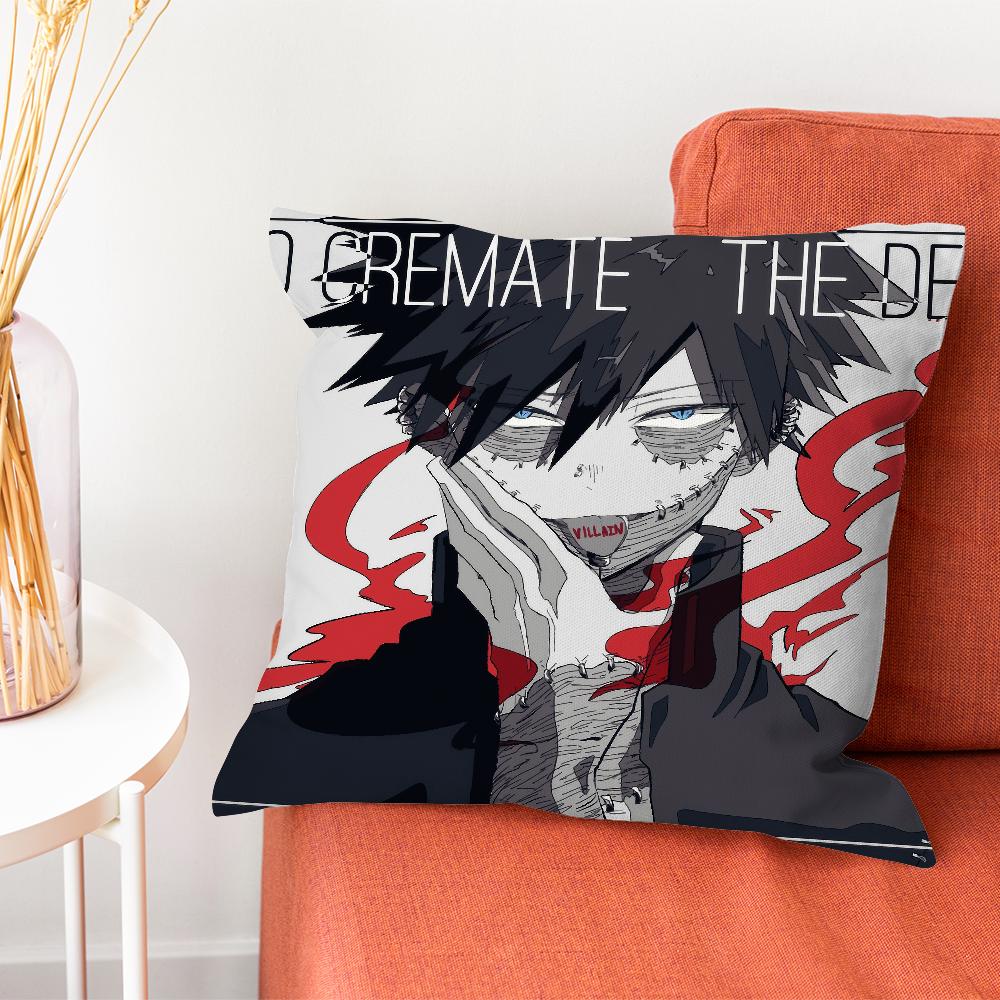My Hero Academia Dabi Anime Pillow Case Pillow Case Living Room Sofa Cushion Cover Suitable For Home Bedroom Room Decoration