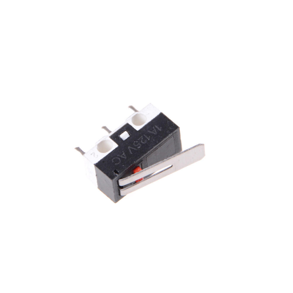 10Pcs Kw10 125V 1A 3 Terminals Momentary 13Mm Lever Arm Micro Switch