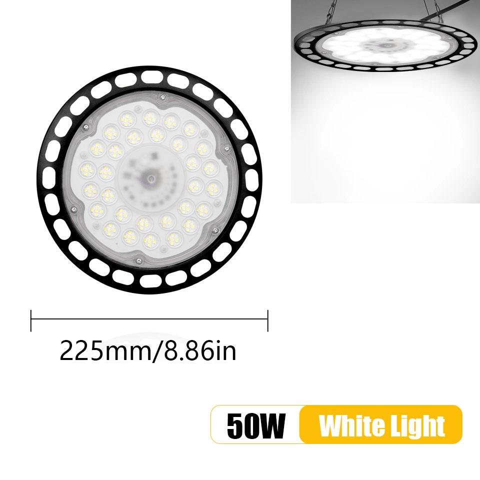 

Светодиодный светильник High Bay UFO Super Bright AC220V 200W 300W Водонепроницаемый Atelier Garage Industrial Для гаража, склада, светодиодные потолочные светильники Warm White