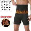 Sauna Shorts for Men Sweat Pants High Waisted Compression Underwear Tummy Control Shapewear Workout Training Capris Body Shaper Boxer Briefs