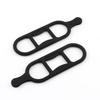 15PCS Silicone Handlebar Light Strap Code Table Bike Flashlight Strap  MTB