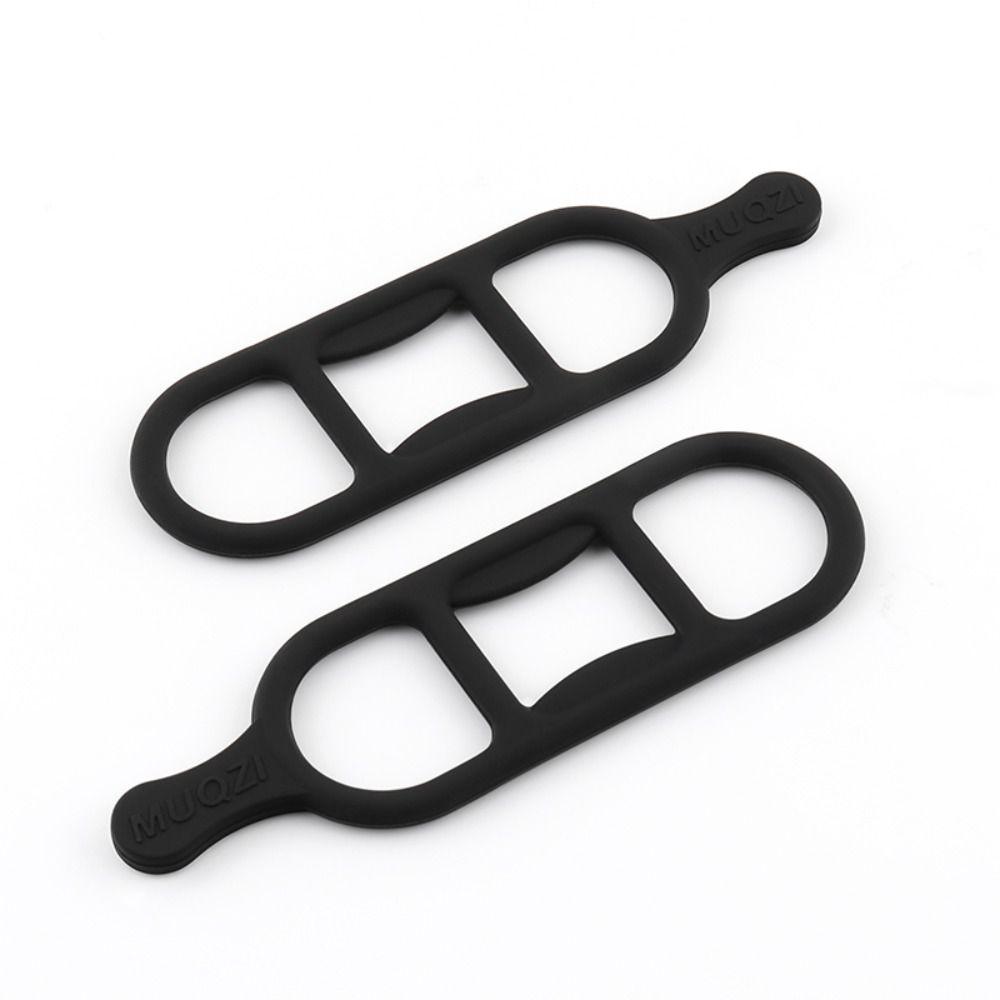 15PCS Silicone Handlebar Light Strap Code Table Bike Flashlight Strap  MTB