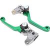 Brake Clutch Lever Pivot Folding Levers Set for KLX 110 KLX110 KLX110L 2010-2024 Green