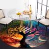 Yin Yang Tree of Life Wall Art DecorRound Non-Slip chair mat chair carpet for office Rugs for Office Decor Gift For Valentine's Day Mother's Day Hallo