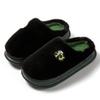 Home cotton slippers women's autumn and winter new indoor and outdoor wear thick bottom non-slip velvet warm cute fluffy slippers