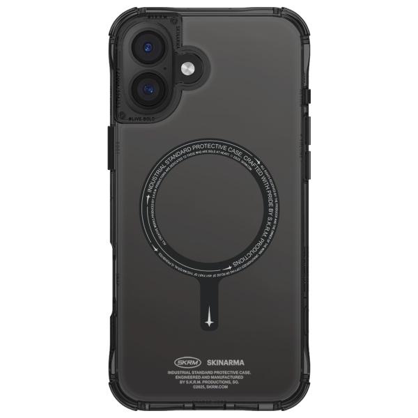 Etui do iPhone 16 Skinarma Magnetic Charging Czarne