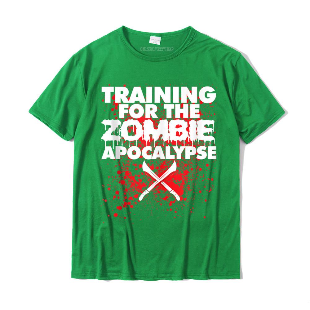Training for the Zombie funny Zombie Harajuku Fashionable Summer Tops Tees Cotton T Shirt for Unisex Europe