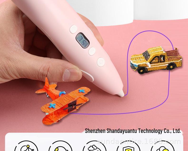 3D Low-Temperature Painting Pen for Kids - Multifunctional Graffiti & Drawing Toy