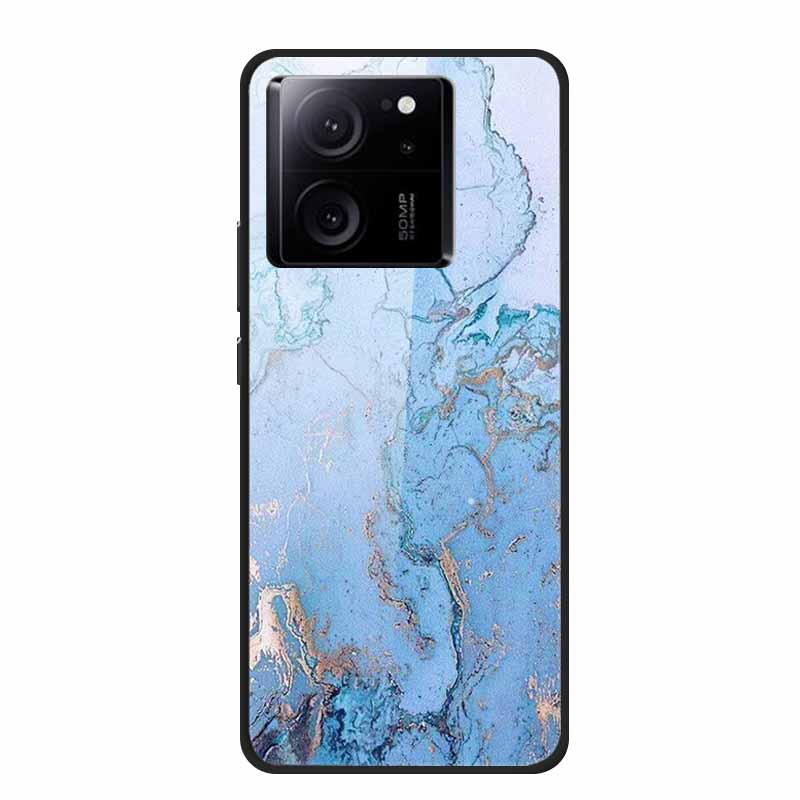 

Phone Case For Xiaomi 13T Pro Case Tempered Glass Hard Back Cover Xiaomi 13T Pro Case Marble Funda Coque Bumper 6.67 23078PND5G -Xiaomi 13T Pro