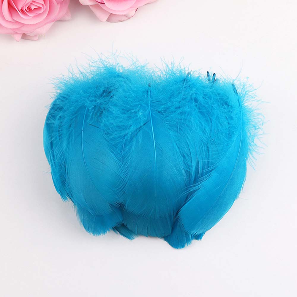 Goose Feather 6cm~11cm For Beautiful Decoration Handicraft Gift Box DIY 50/100/150pcs Colorful Goose Feathers