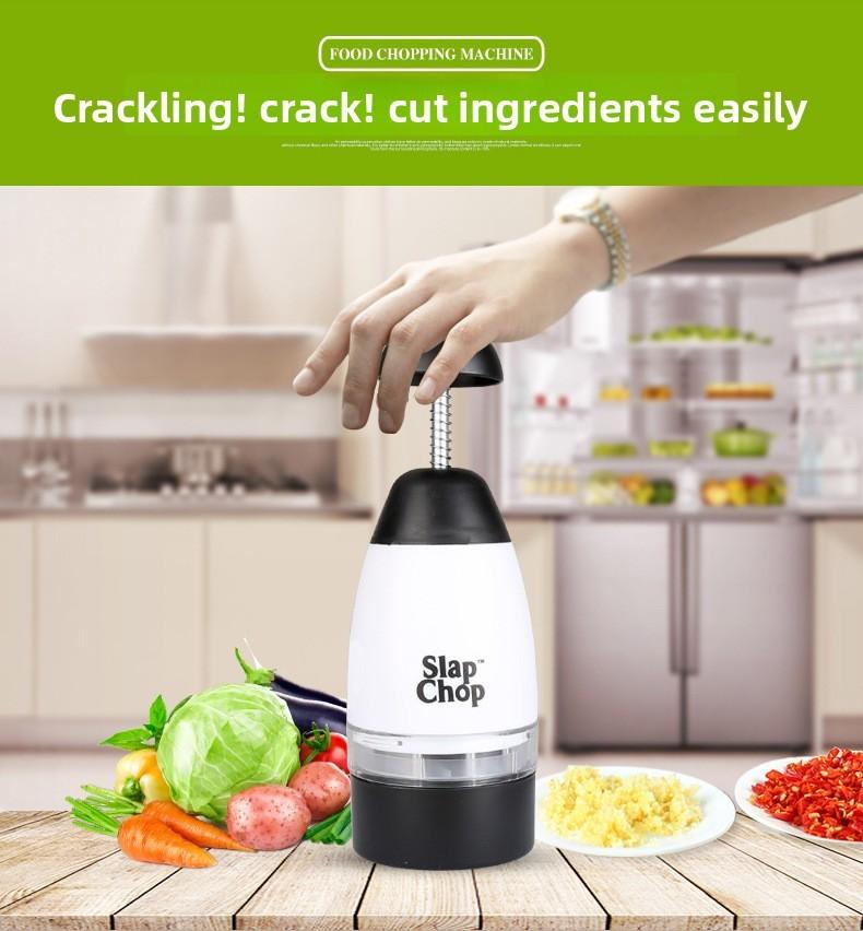 Manuální multifunkční sekáček na česnek s nerezovými čepelemi pro domácí vaření