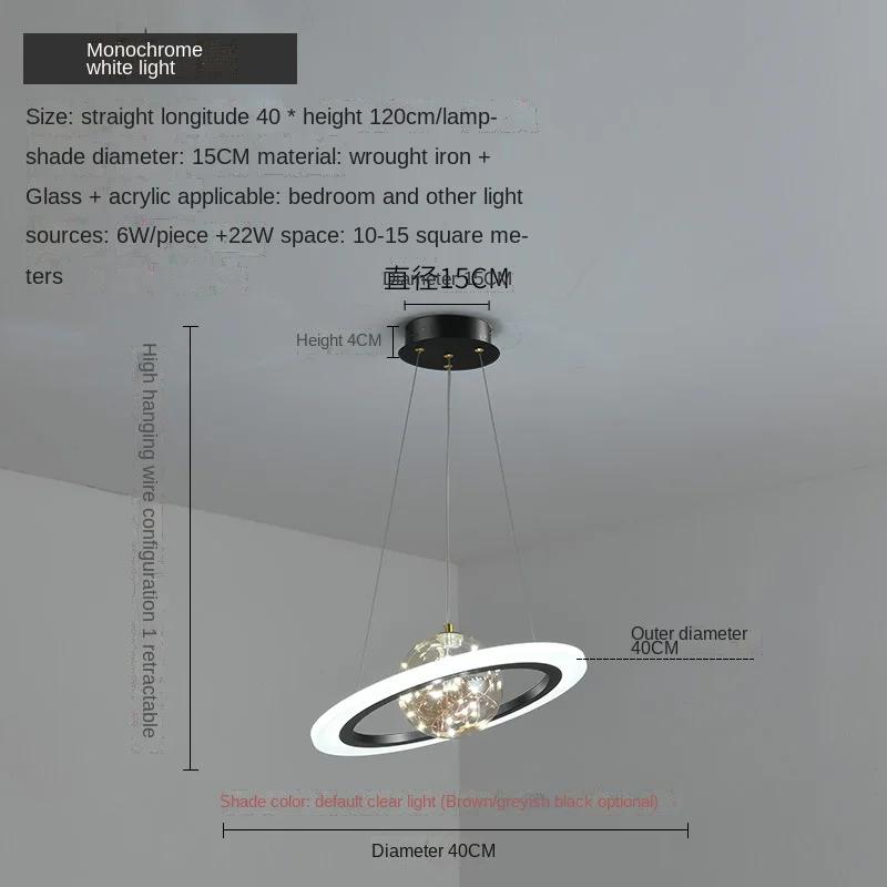 Modern Creative Pendant Lights For Kitchen Dining Table Living Room Bedroom LED Deco Hanging Lamps Dimmable Lighting AC 90-260V