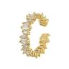 Niche Design Opening Adjustable Micro-set Zirconia Ring Senior Sense of Light Luxury Index Finger Ring Personality Popular Ring Female Everyday Ring