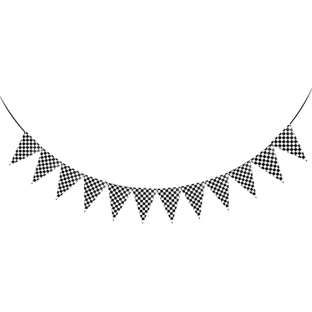 Racing Birthday Decorations, Car F1 Themed Happy Birthday Banner, Boy Girl Funny Party Supplies with Banner and Hanging Swirl