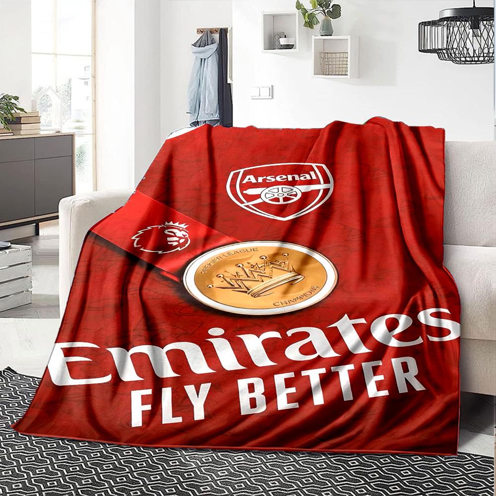 Coperta Arsenal Morbida e Accogliente Perfetta per Sedia da Ufficio Divano Spiaggia per Tutte le Stagioni Design Allegro Regali per Famiglia o Amici