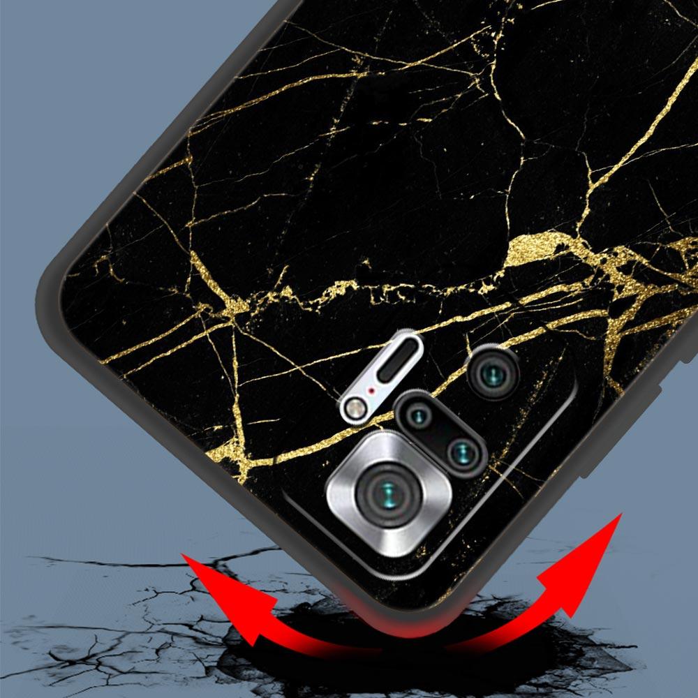 Vintage Marble Phone Case Cover for Redmi 14C 10C Note 15 14 13 12 10 11 K40 Pro Plus 5G Soft TPU Shockproof Shell Fundas Capas