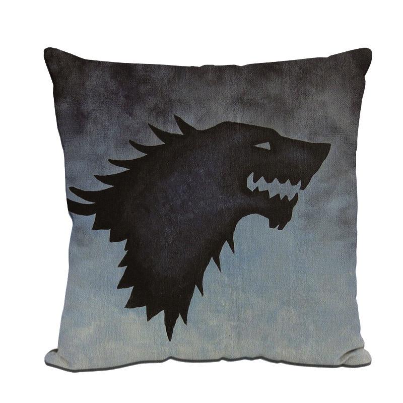 

Игра Престолов Огонь и Кровь Наволочка Чехол для Подушки Диван Домашний Декор Wolf