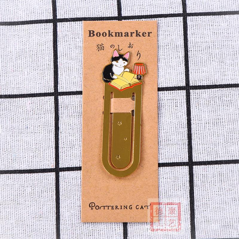 

Book Marks for Books Bookmark Cat Anime Bookmark Metal Bookmark Tell Separator Books Travelers Notebook Accessories Stationery