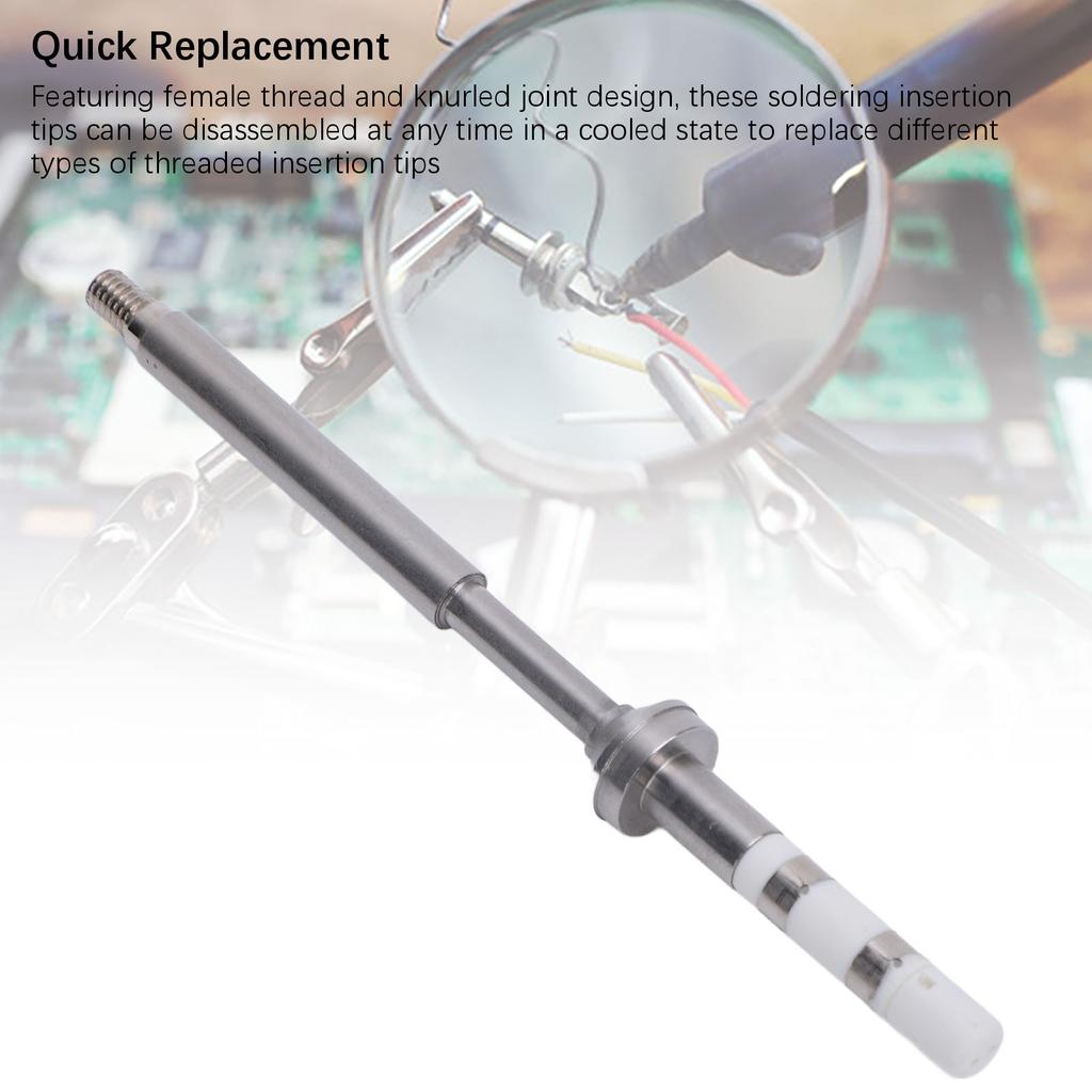 Soldering Iron Adapter Wide Compatibility Multi Specifications M2-M8 Female Thread Brass Nut Insert Set for TS100 TS101 PTS200
