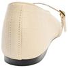 Zara Fashion Flat Mary Jane Shoes Women Shoes Light-Beige 1509611002