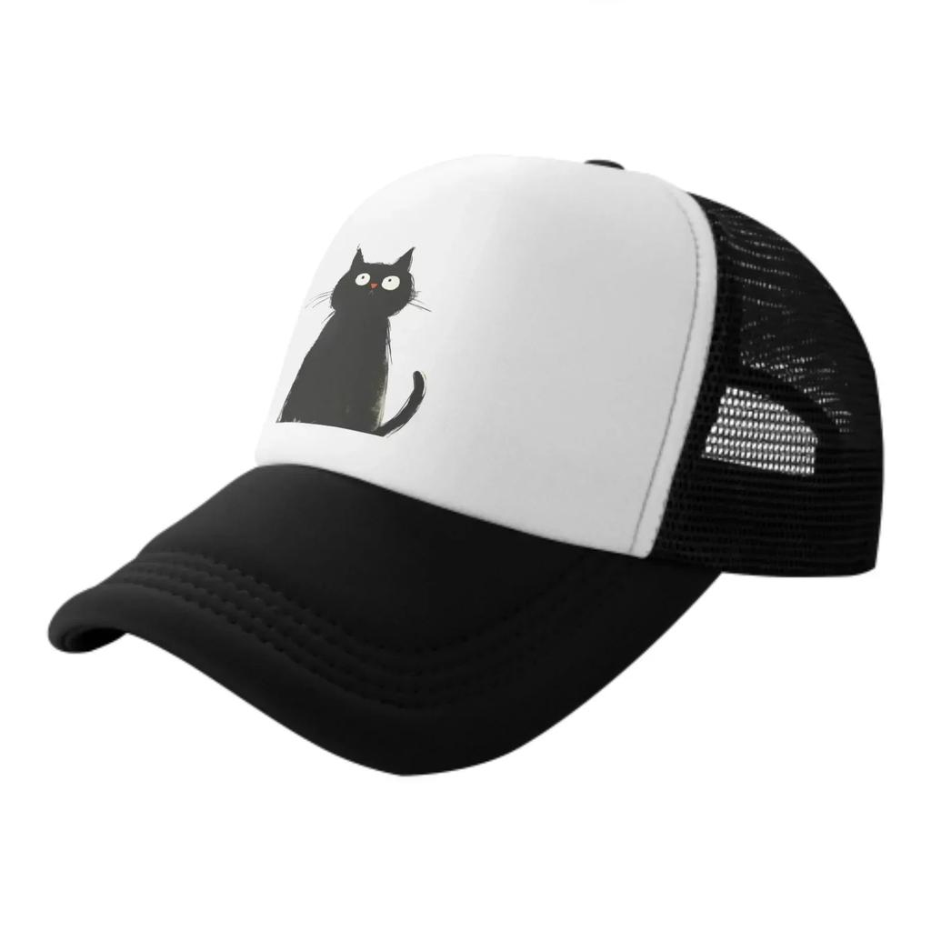 Dazed Cat New Summer Leisure Sports Daily Sun Hat Fishing Outdoor Activity Unisex Canvas Fashion Duck Tongue Cap