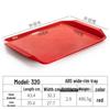 Rectangular Plastic Fast Food Tray