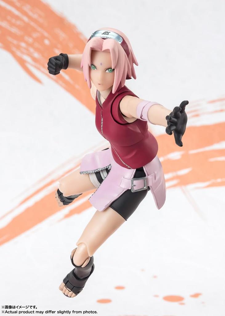 TAMASHII NATIONS NARUTO Sakura Haruno 135mm PVC ABS Painted Movable Figure S.H.Figuarts -NARUTOP99 Edition- Approx. &