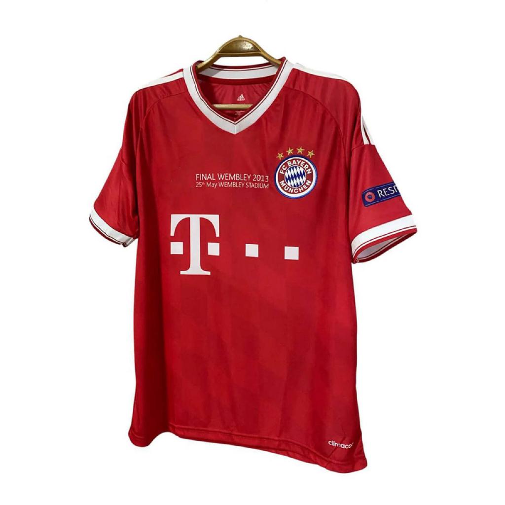 Bayer Munc.hen Robben 2013/14 Champions League Final Short Sleeve Nostalgia Jersey