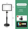 Conjunto de Luzes de Painel Quadrado e Plano com Iluminação de Beleza, Cor e Fundo para Vídeo, Fotografia ao Vivo - Inclui Luzes de 6", 8", 10" e 11"