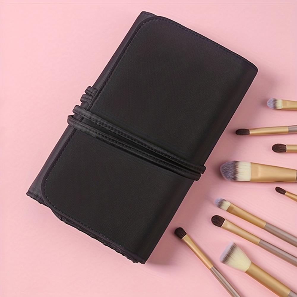 

Сумка для макияжа. Скручивающийся органайзер на 26 отделений для путешествий и идеального хранения инструментов.