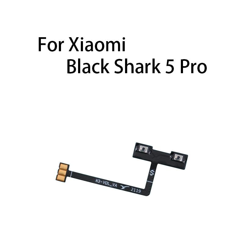 Power ON OFF Mute Switch Control Key Volume Button Flex Cable For Xiaomi Black Shark 5 Pro