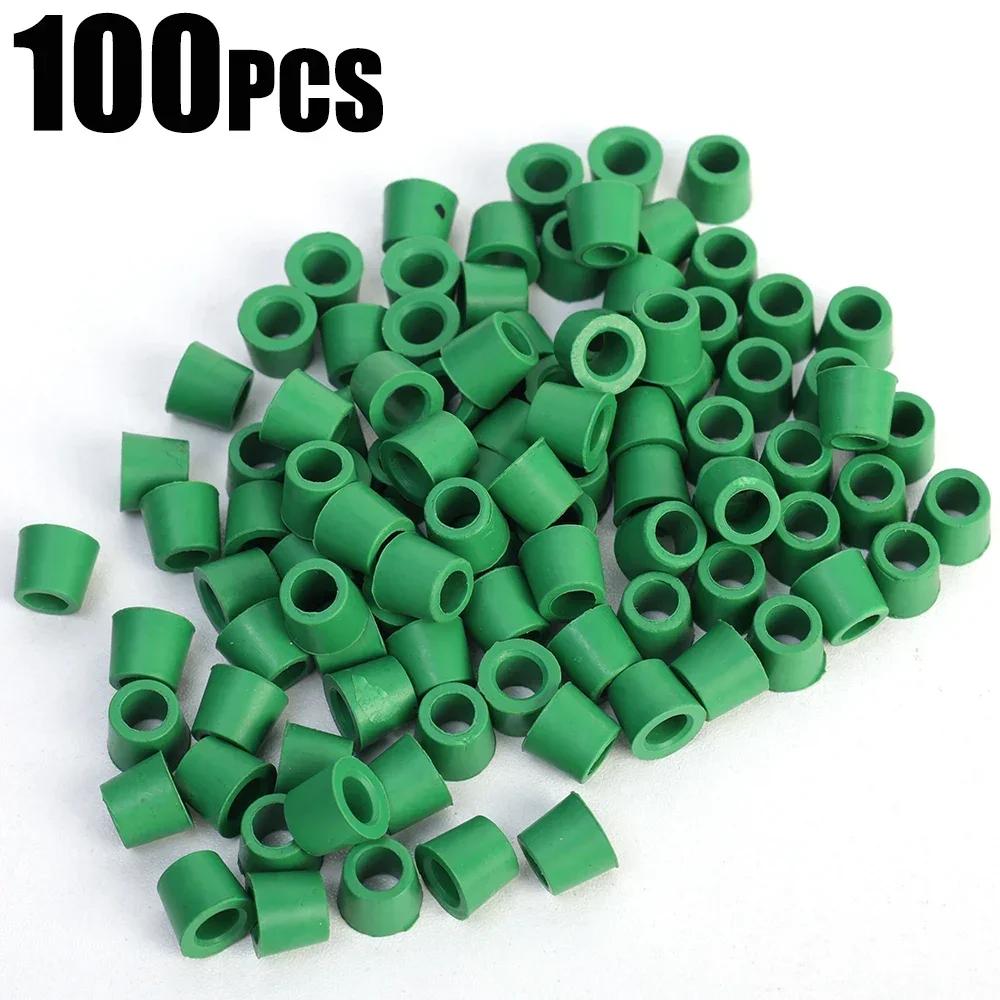 50/100/200PCS Rubber Gasket Air Conditioning 1/4Charging Hose Valve Gasket Manifold Repair Seal Kit Replacement Car Accessories
