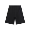 Li Ning Badfive Quick-Dry Cool Breathable Printed Letter Knitted Casual Shorts Men Shorts Black AKSU681-1