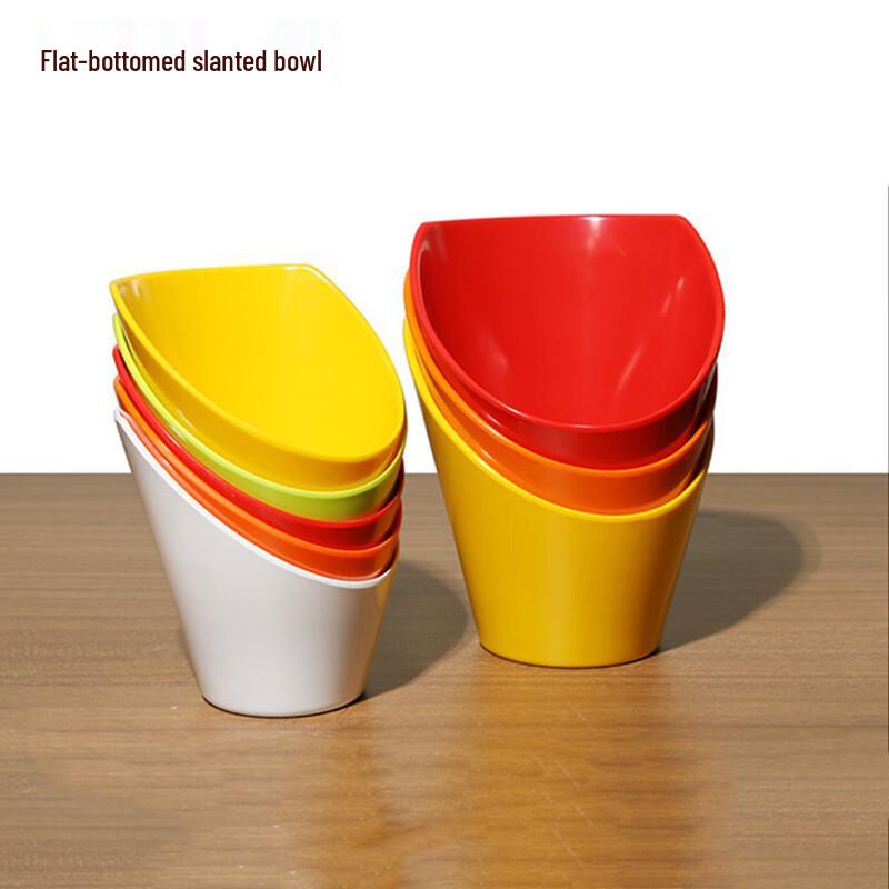 Melamine Slanted Serving Bowl